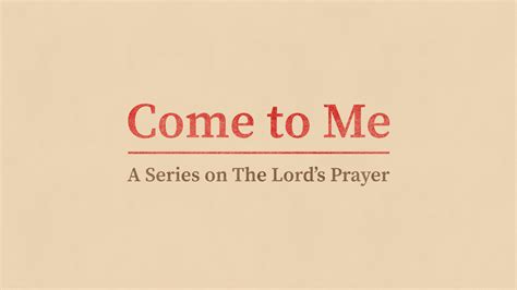 2020 Lenten Prayer Guide | Come To Me | Vintage Church