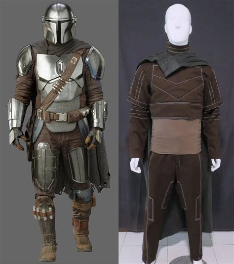 The Mandalorian Cosplay Costume Vest Pants Outfits Halloween - Etsy