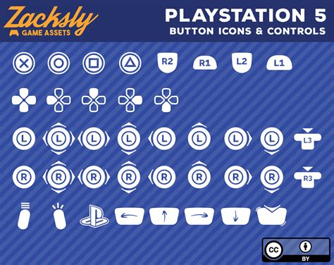 Playstation Controller Button Icons