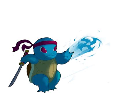 Ninja Squirtle by TimothyWilson on DeviantArt