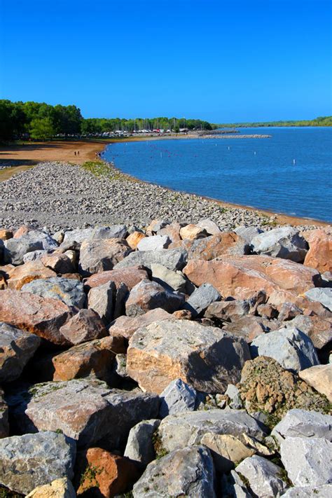 Carlyle Lake Beach Illinois Stock Photo - Image of environment, bright: 48759888