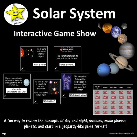 Solar System Interactive Game Show - Amped Up Learning