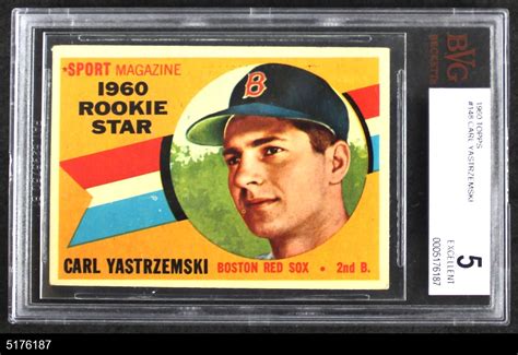 1960 Topps #148 Rookie Star Carl Yastrzemski