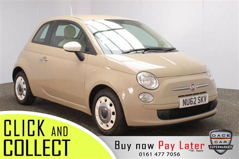 Used 2012 BEIGE FIAT 500 Hatchback 0.9 COLOUR THERAPY 3DR 85 BHP for sale in Stockport - Used ...