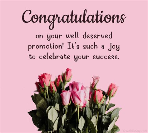 Promotion Wishes To Colleague - Congratulations Messages