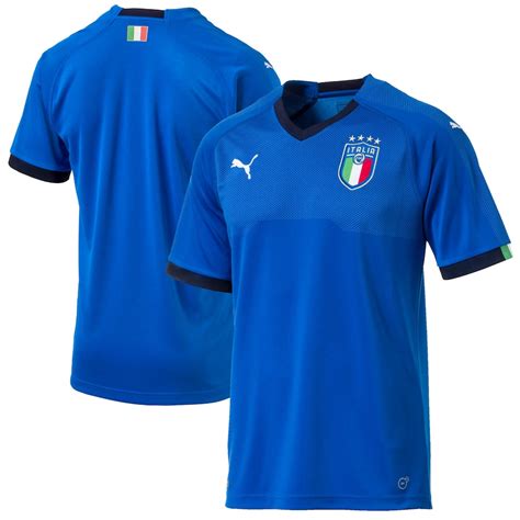 Puma Italy National Team Blue 2018 World Cup Home Jersey