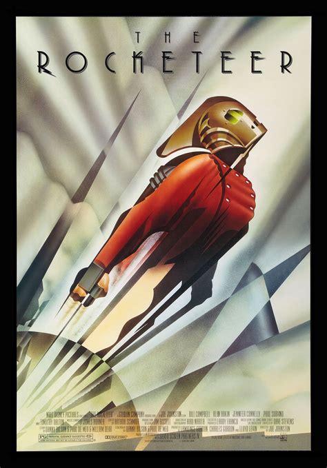 THE ROCKETEER * CineMasterpieces DS ORIGINAL ART DECO ROCKET MAN MOVIE ...