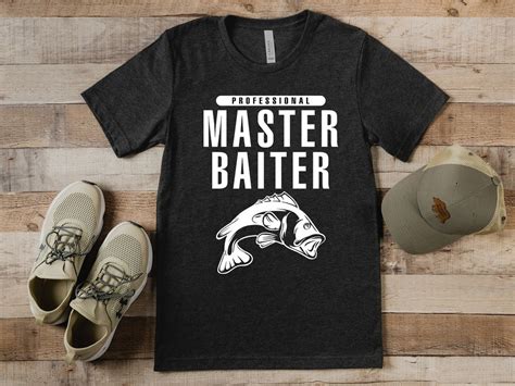 Fishing Gifts for Men, Master Baiter Shirt, Fishy Tee, Bass Fishing T ...