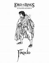 Frodo Coloring Page Pages sketch template