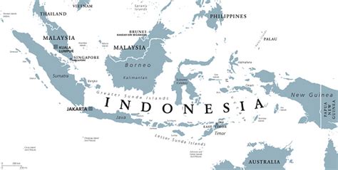 Indonesia Political Map Stock Illustration - Download Image Now - iStock