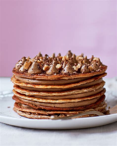 Walnut and coffee pastry layer cake - delicious. magazine