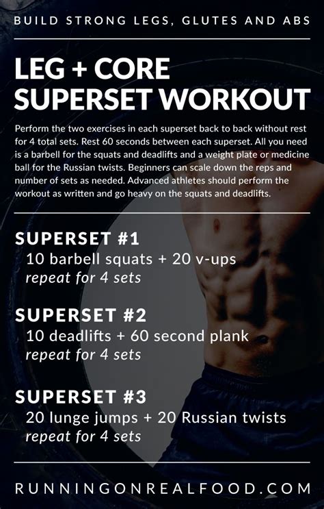 30 minute full body superset workout for strength and conditioning ...