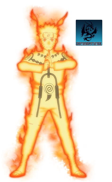 Kyuubi Chakra Controlled Mode KCM Naruto Render by CartoonPerson on ...