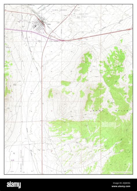 Wells, Nevada, map 1968, 1:24000, United States of America by Timeless Maps, data U.S ...