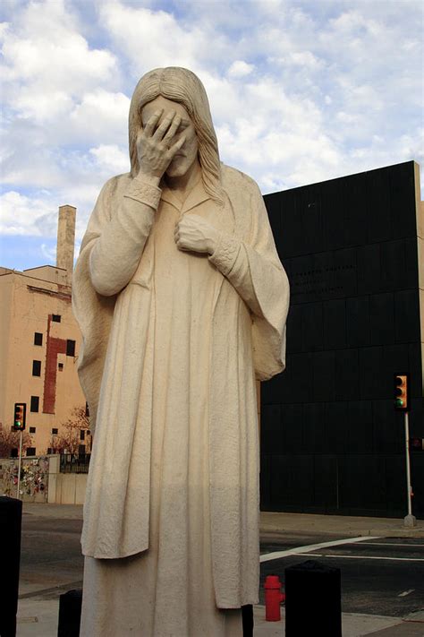 Weeping Jesus Statue in Oklahoma City Photograph by Richard Smith - Pixels