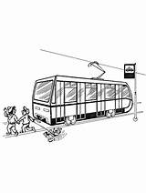 Tramway Coloring Pages sketch template
