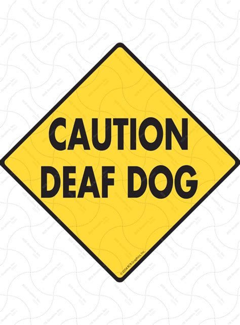 SignsWithAnAtttiude: Deaf Dog Signs to Protect Handicap Dogs