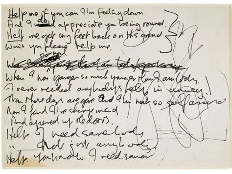 The Beatles' original lyrics