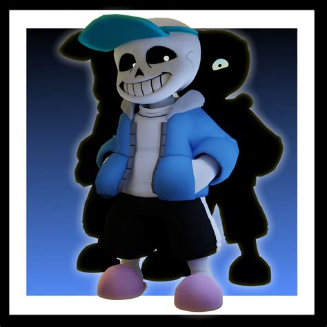 (UnderTale) Sans 3d Model by DillyWolfe on DeviantArt