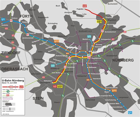 Underground Map Nuremberg