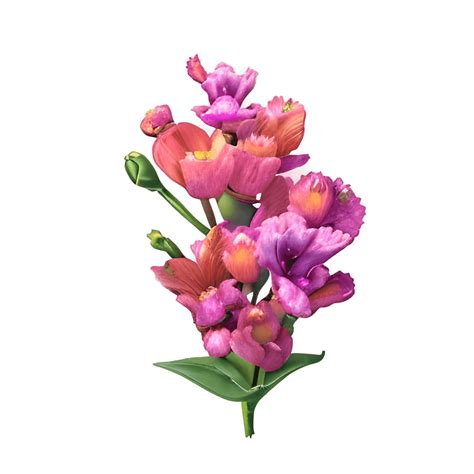 Realistic Snapdragon Flowers Bouquet · Creative Fabrica