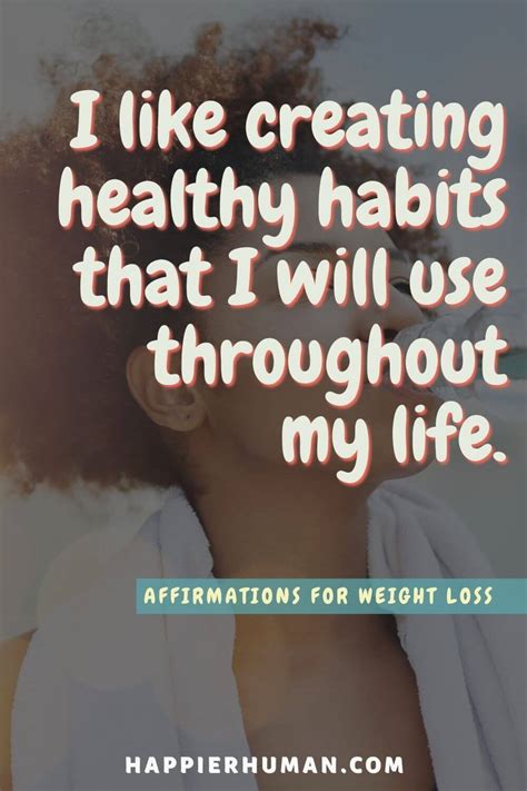 65 Affirmations to Help with Your Weight Loss Efforts - Happier Human