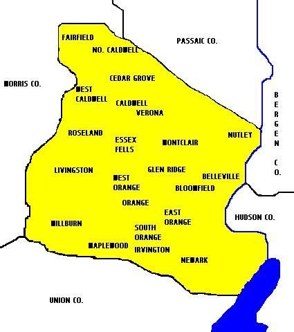 Essex County Map