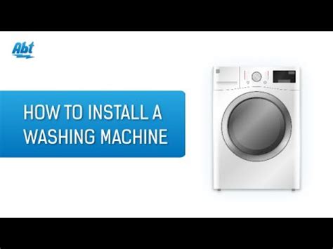 The Basics - How To Install A Washing Machine - YouTube