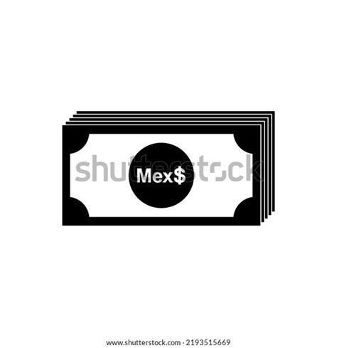 Mexico Currency Symbol Mexican Peso Icon Stock Vector (Royalty Free ...