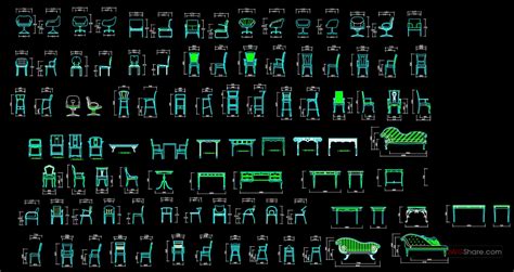 178.Chair cad block Free DWG and Block