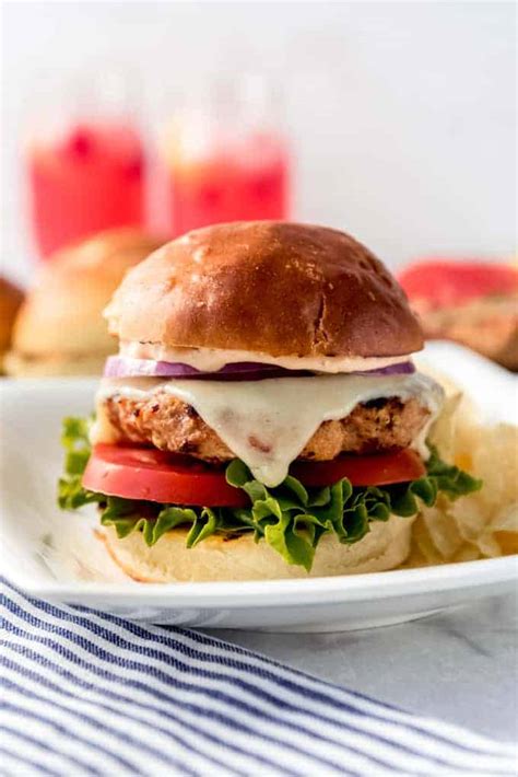 Moist and Juicy Grilled Turkey Burgers - House of Nash Eats