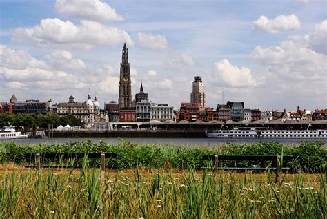 Free photo: Antwerp, Belgium, Skyline, Benches - Free Image on Pixabay - 315753