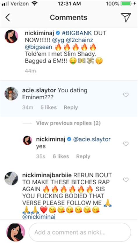 Nicki Minaj hints she's in a relationship with Eminem - heat