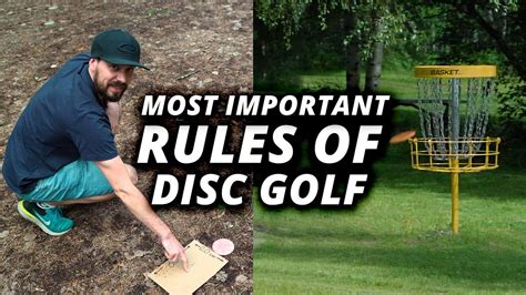 The most important disc golf rules | Disc Golf Basics - YouTube