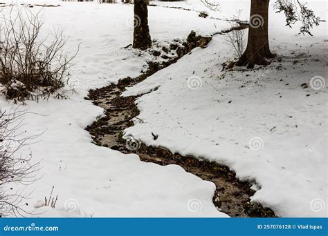 Europe Winter Scenery with Frozen Landscape Stock Photo - Image of destination, snow: 257076128