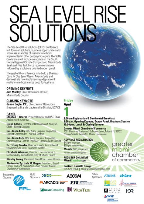 Sea Level Rise Solutions (SLRS) Conference 4/1/16 – The Soul Of Miami