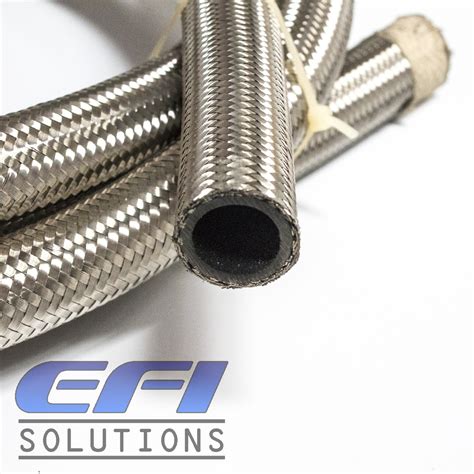 100 Series Stainless Steel Braided Hose AN16 Per Metre