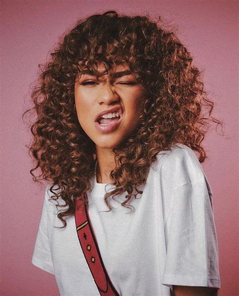 Zendaya💖 | Curly hair styles, Hair styles, Zendaya style