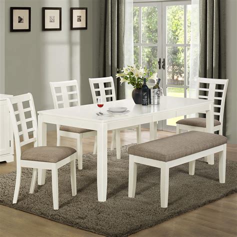 26 Big & Small Dining Room Sets with Bench Seating