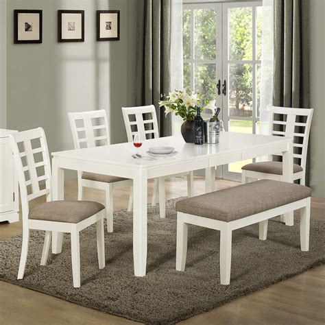 26 Big & Small Dining Room Sets with Bench Seating