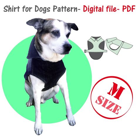 Medium Dog Shirt Sewing Pattern PDF Dog Clothes Pattern Dog - Etsy