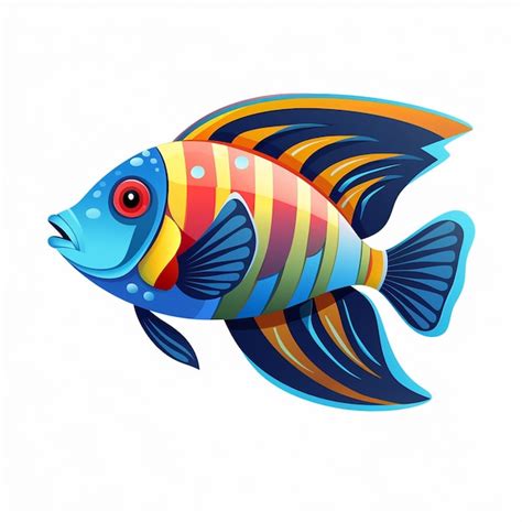 Premium Vector | Comet goldfish colors betta fish vector red fish clip ...