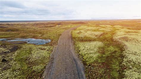 Skogafoss, Iceland S Famous Ring Road Waterfall. Aerial Drone View of ...