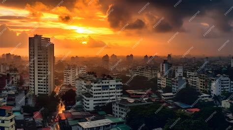 Premium AI Image | Gulshan Cityscape in Dhaka