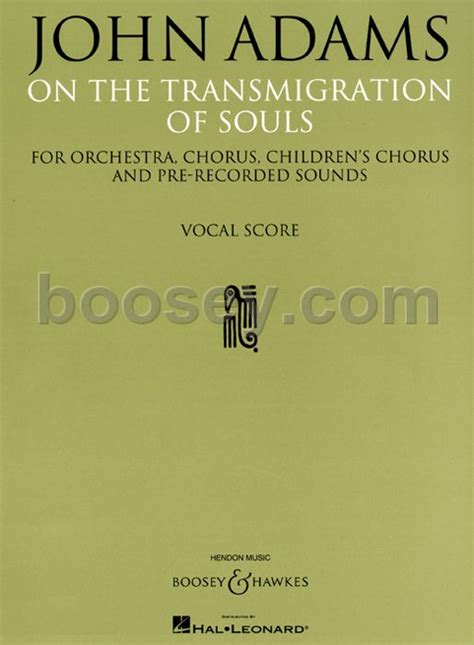 John Adams - On the Transmigration of Souls