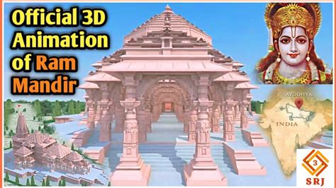 Official 3D Animation of Ram Mandir Ayodhya | Shri Ram Janmbhoomi Temple 3D Animation - YouTube