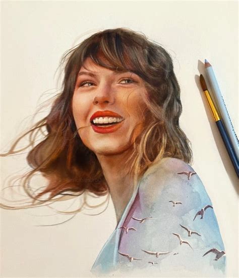 My cousin’s first portrait in months : r/TaylorSwift