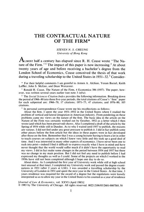 The Contractual Nature of the Firm_word文档在线阅读与下载_免费文档