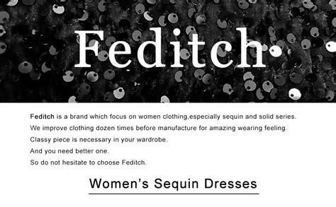 Amazon.com: Feditch Women's Sequin Wrap V-Neck Lantern Sleeve Tie Waist Sexy Mini Cocktail Dress ...