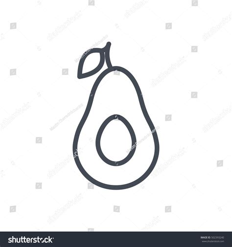 10,924 Avocado outline Images, Stock Photos & Vectors | Shutterstock